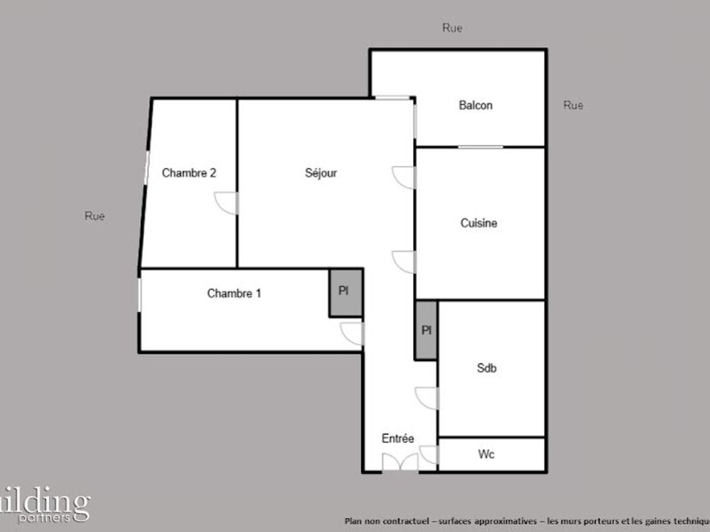 Appartement à vendre - 3 pièces - 66m2 - Paris 17e (75017)