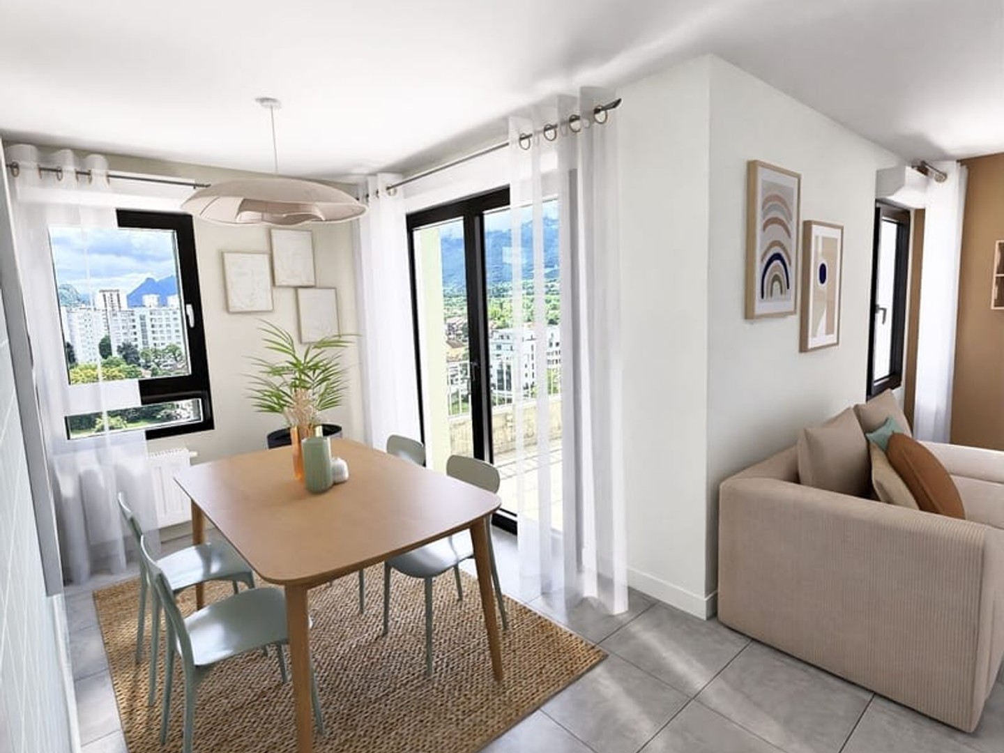 Appartement à vendre - 4 pièces - 75m2 - Le Pont-De-Claix (38800)