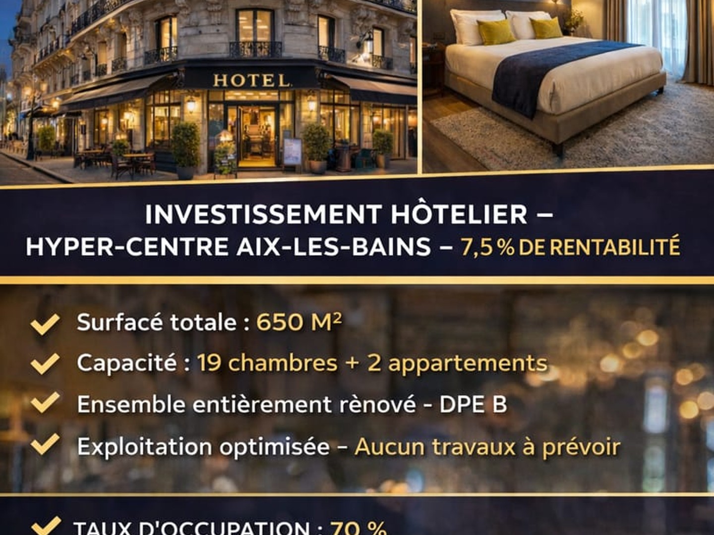 Locaux à vendre - 650m2 - Aix-Les-Bains (73100)
