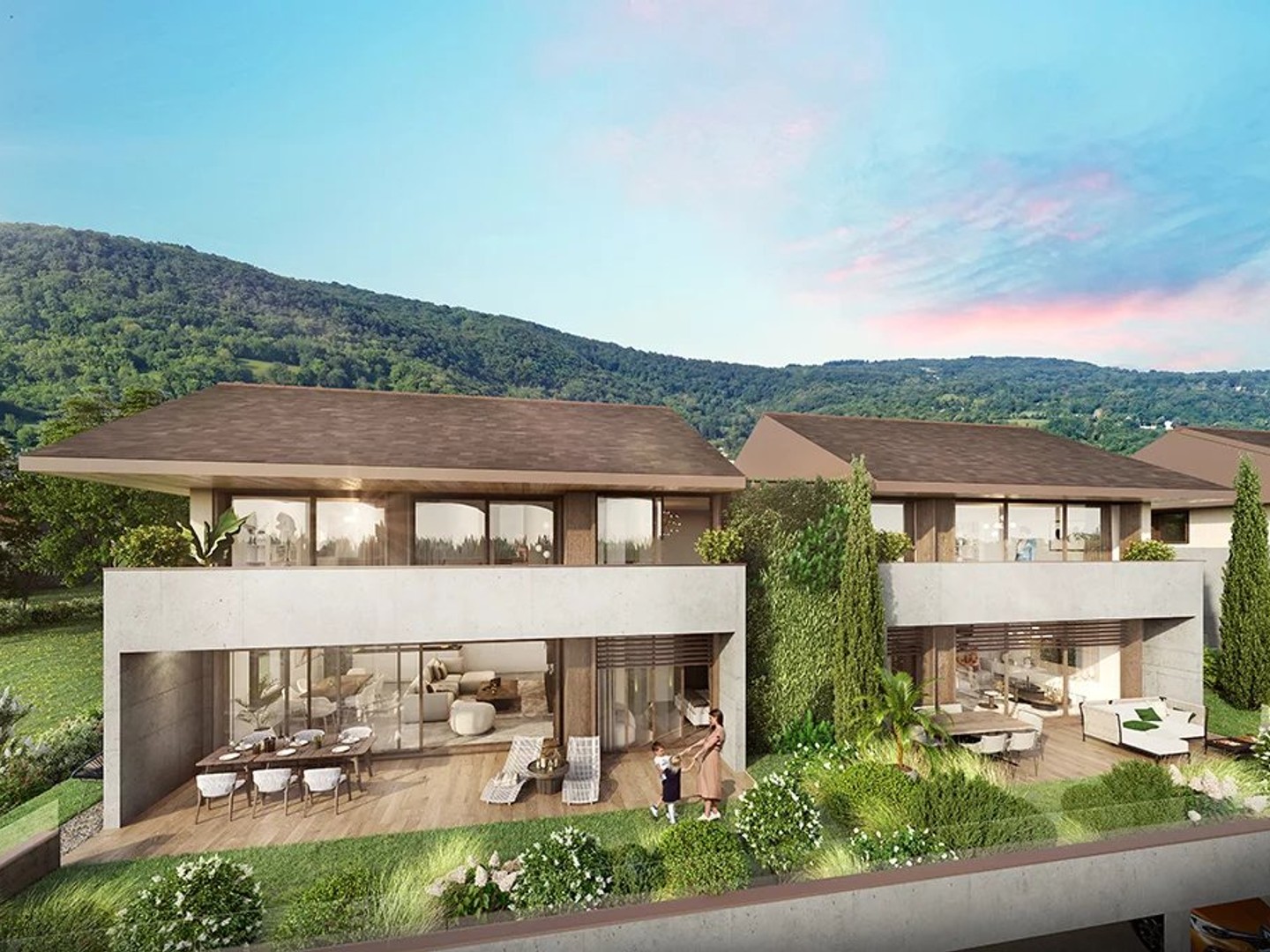 Évian-les-Bains - Maison neuve de type T6 avec jardin