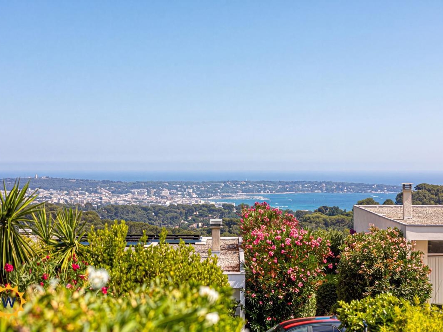 Domaine Hameau de Puissanton - Maison 148m² avec vue mer panoramique, jardin, piscine et tennis