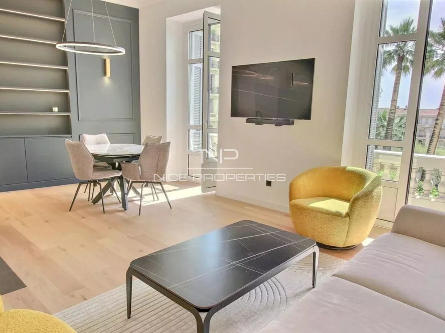 Nice Carabacel, 3 pièces rénové dans un superbe immeuble bourgeo