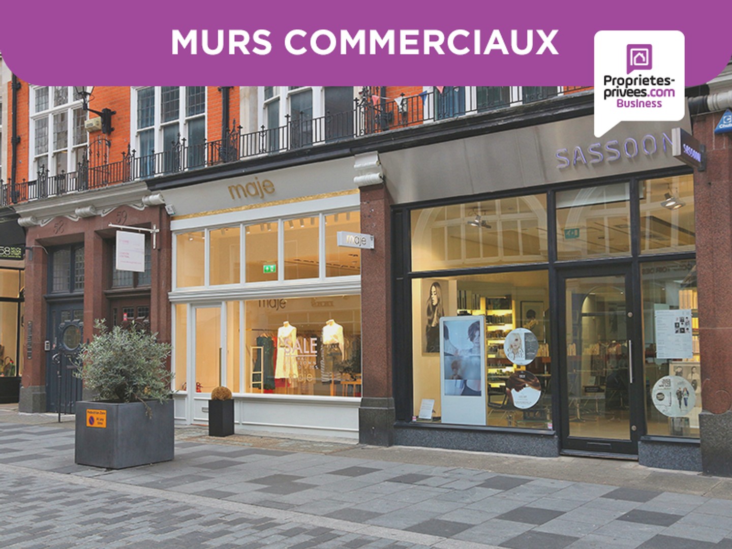92120 MONTROUGE - MURS COMMERCIAUX LOUES 350 m²