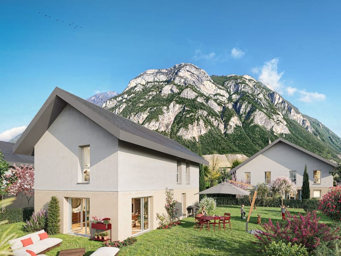 Appartement à vendre - 3 pièces - 63m2 - Porte-De-Savoie (73800)
