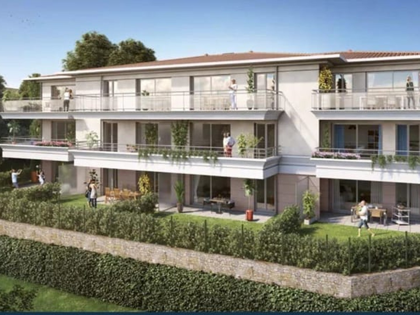 LE CANNET - APPARTEMENT T5 NEUF - VUE MER PANORAMIQUE