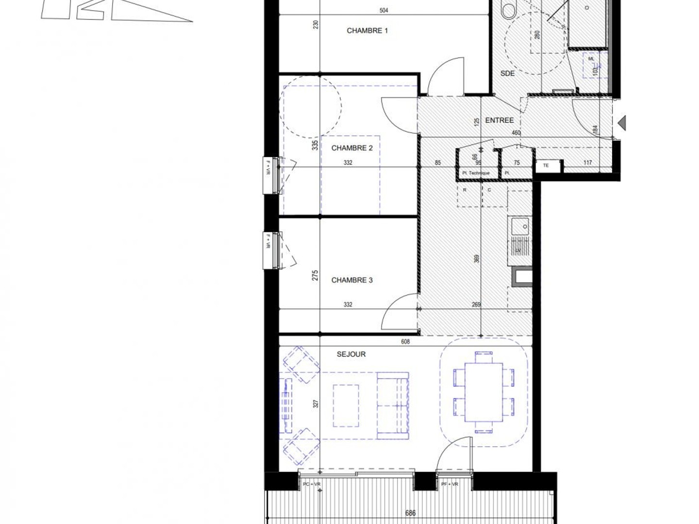 Appartement à vendre - 4 pièces - 77m2 - Annecy (74000)