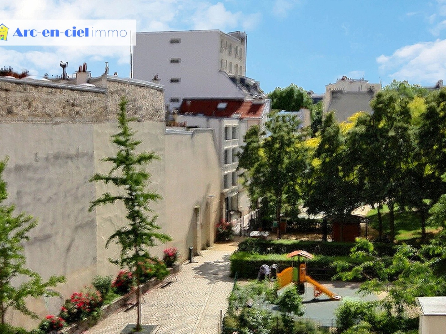 Appartement à vendre - 1 pièce - 19m2 - Paris 18e (75018)