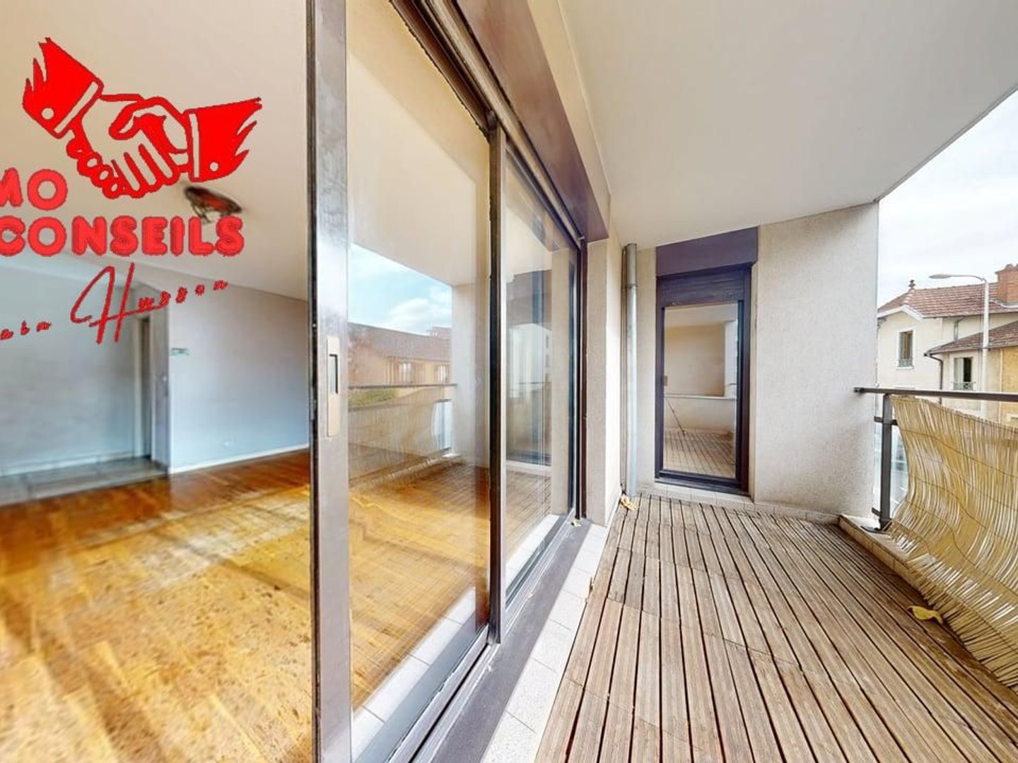 Grand appartement 98 m2  grande terrasse secteur Montchat 