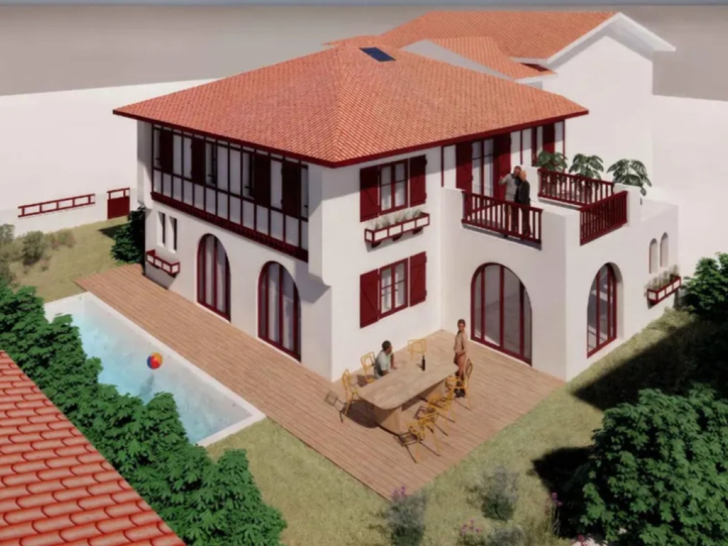 Biarritz Beaurivage, maison avec magnifique projet architectural