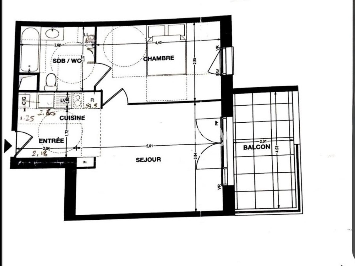 Appartement à vendre - 2 pièces - 43m2 - Marignane (13700)