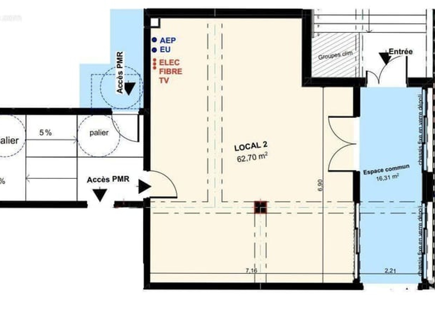 Magasin à vendre - 62m2 - Lunel (34400)