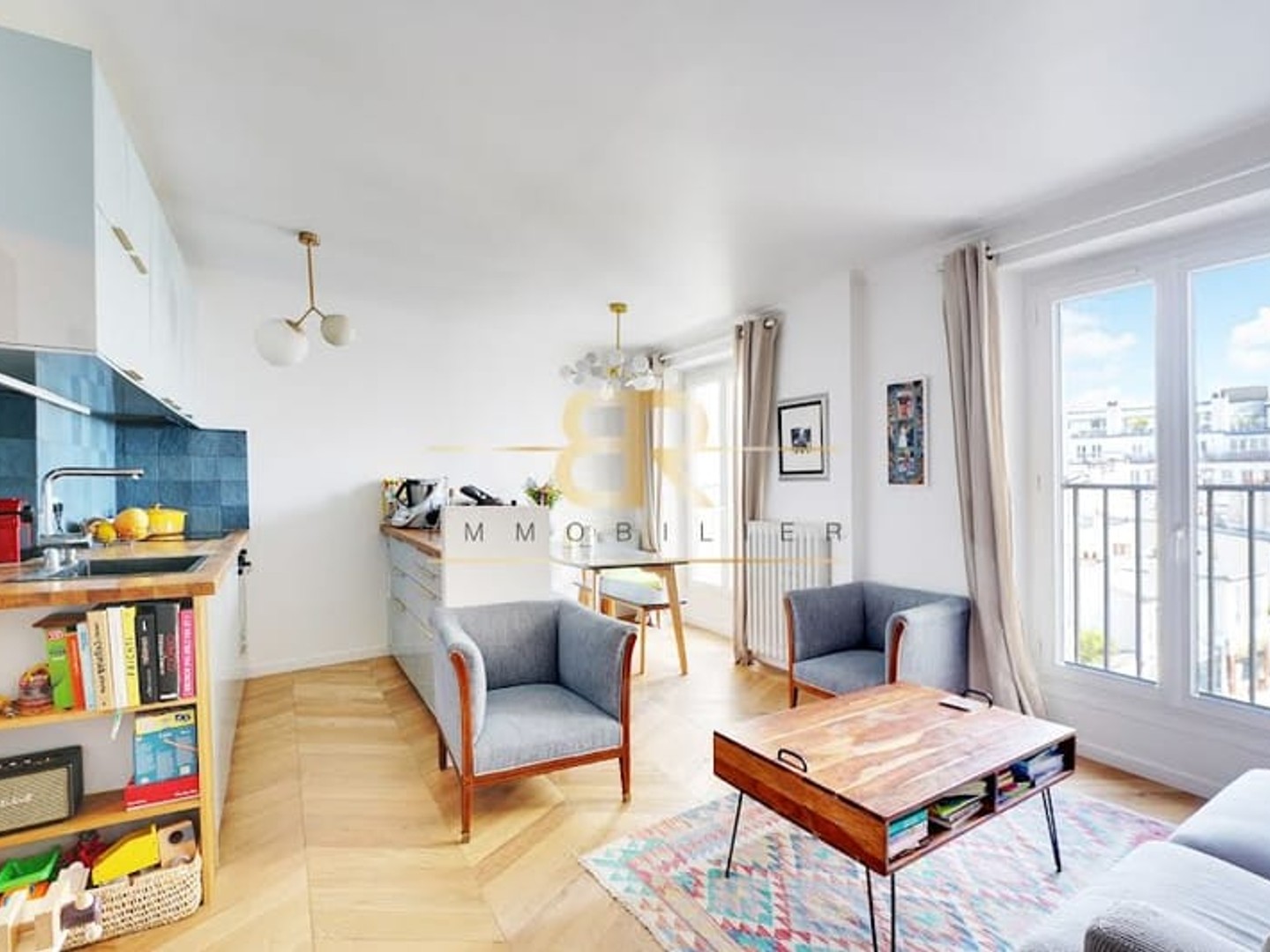 Appartement à vendre - 3 pièces - 56m2 - Paris 18e (75018)
