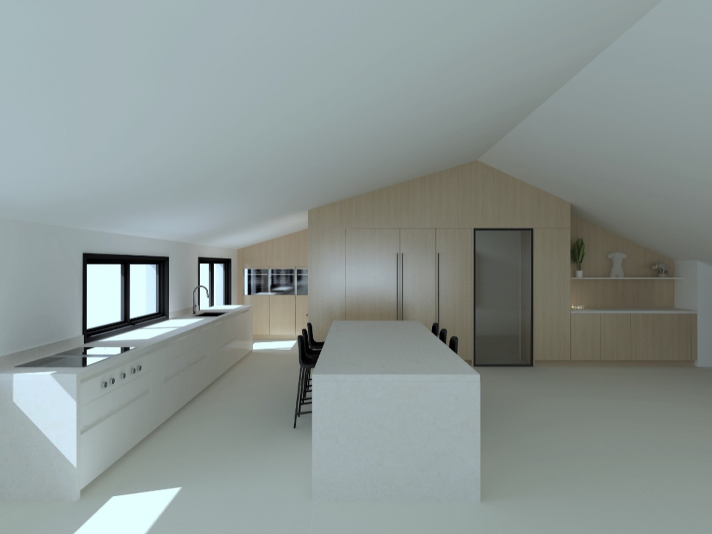 LOFT DE 280 M2 AVEC TERRASSE ET PISCINE VENDU A L'ETAT BRUT,