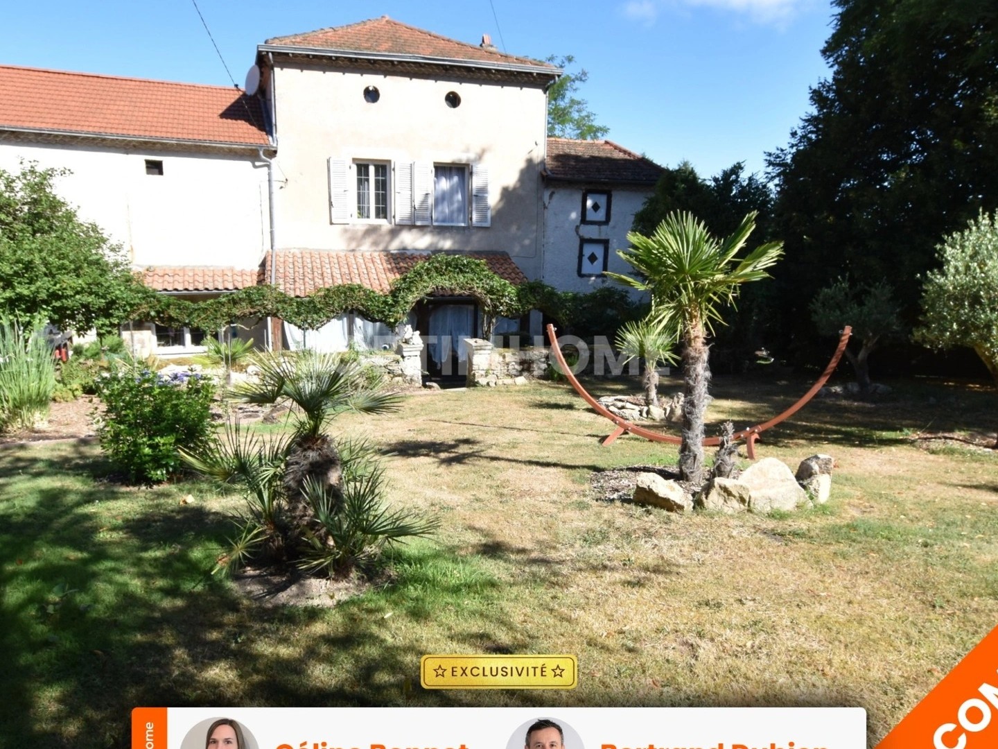 Maison 164m2 et dépendances sur 9466m2 de parcelles