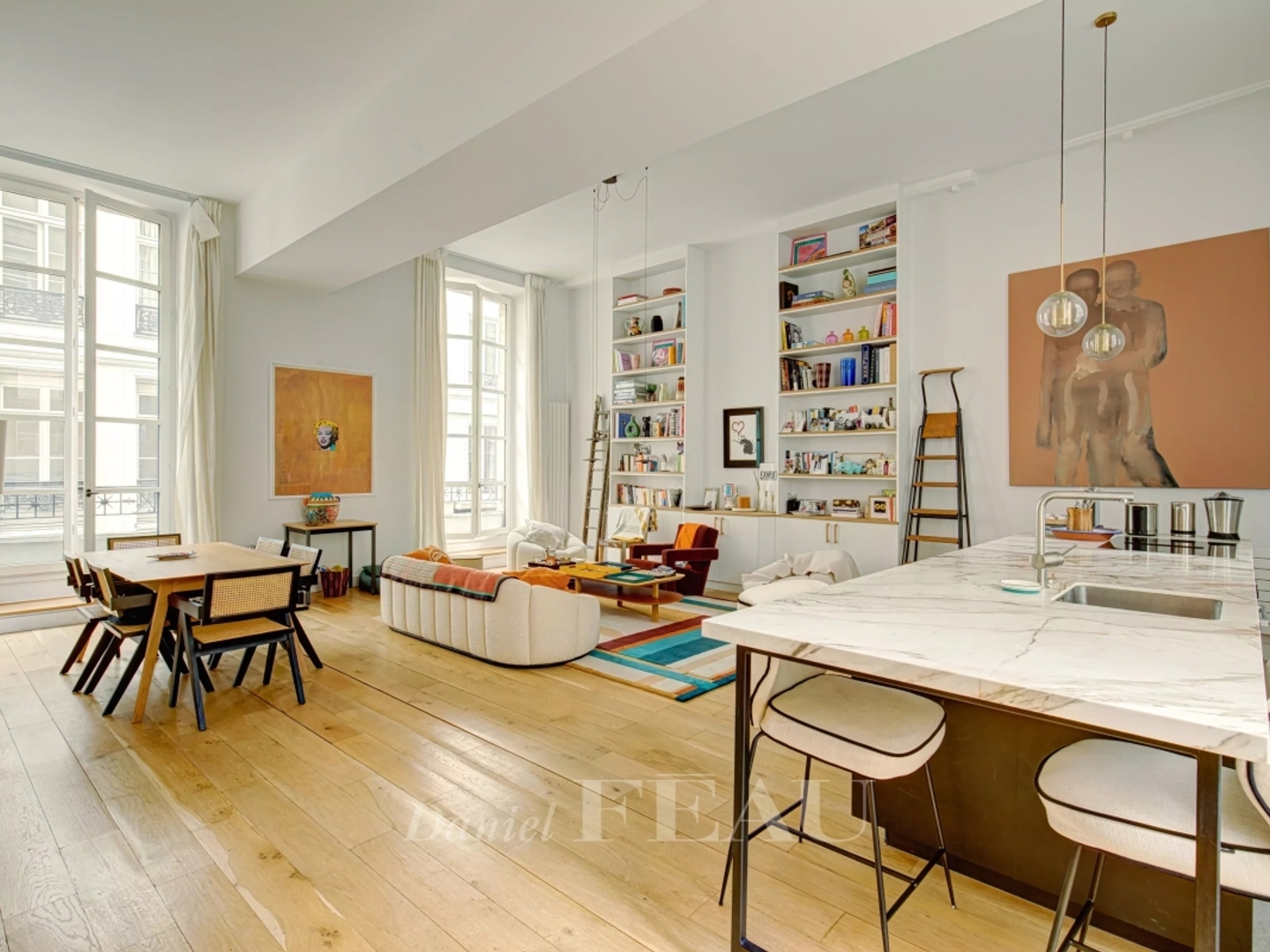 Appartement à vendre - 3 pièces - 101m2 - Paris 2e (75002)