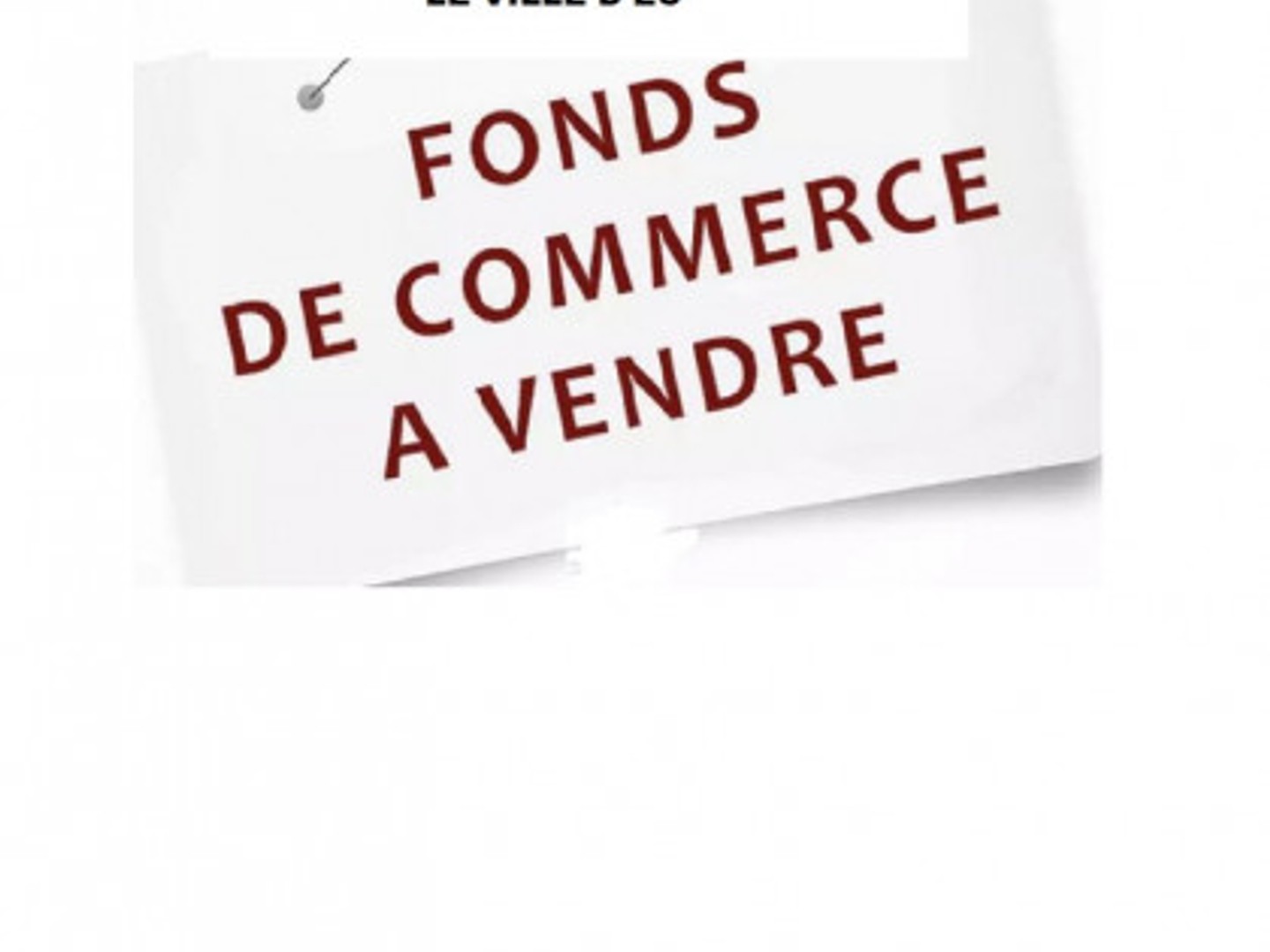 Magasin à vendre - 160m2 - Eu (76260)