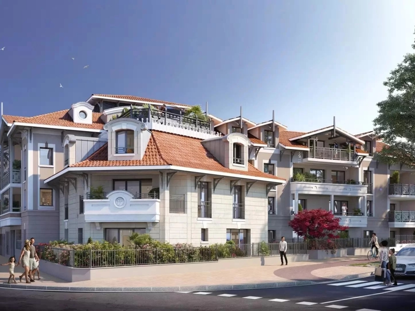 T3 neuf avec terrasse et jardin privatif à Arcachon