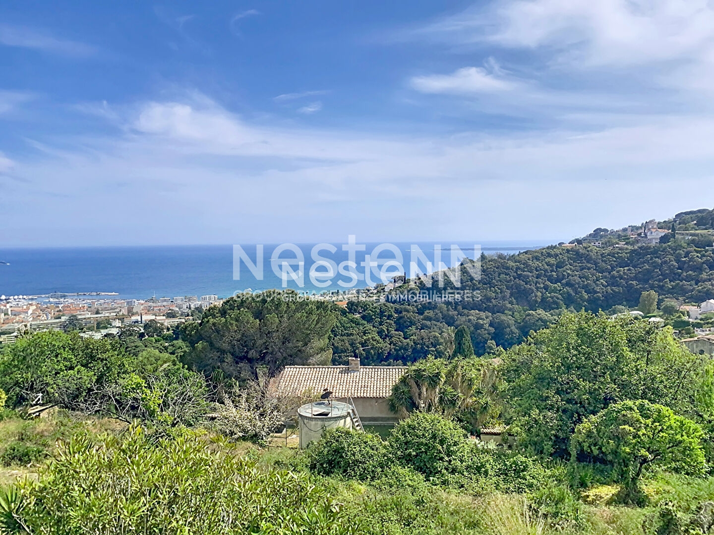 Terrain 1000m² - MAISON 220m2 - VUE MER PANORAMIQUE 360 °-CONSTRUCTIBLE