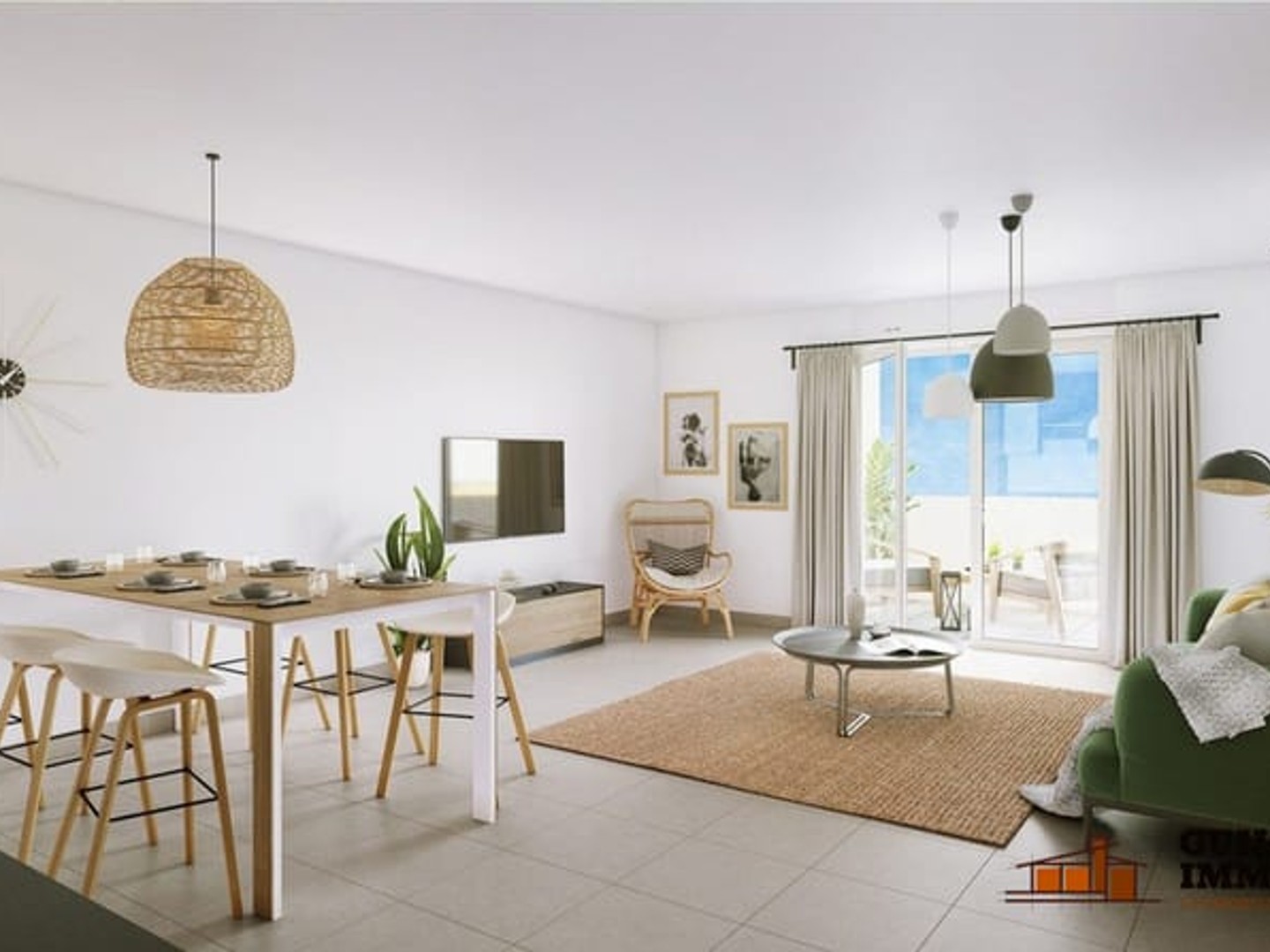 Appartement 1 pièce 32 m²