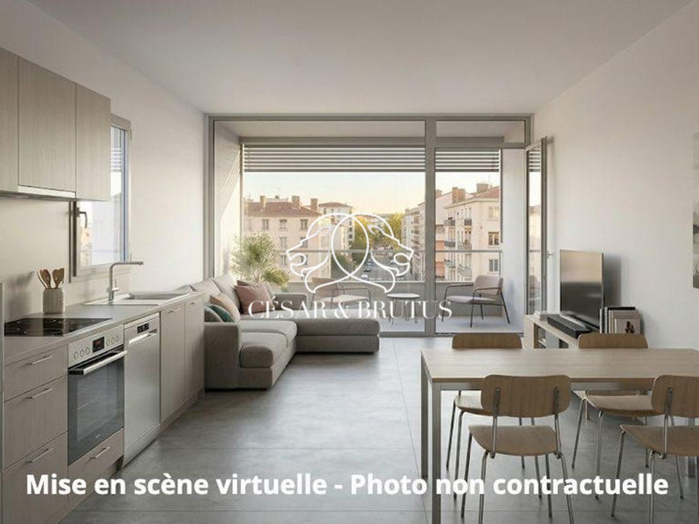 Appartement à vendre - 3 pièces - 64m2 - Lyon 7e (69007)
