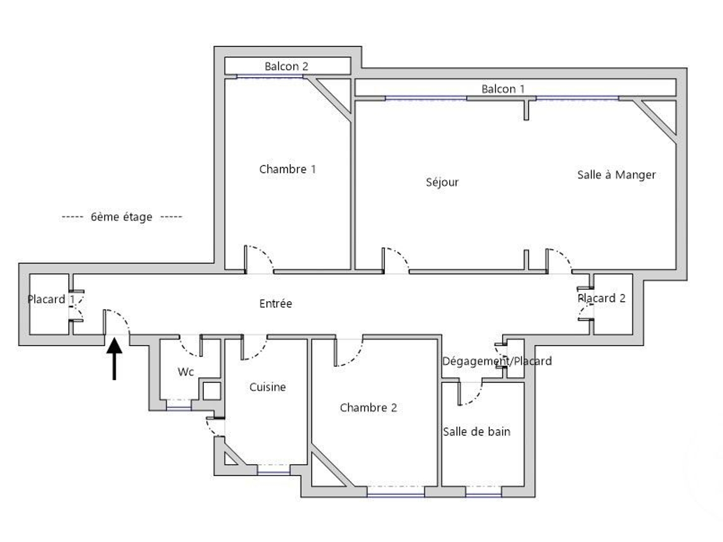 Appartement à vendre - 4 pièces - 96m2 - Paris 15e (75015)