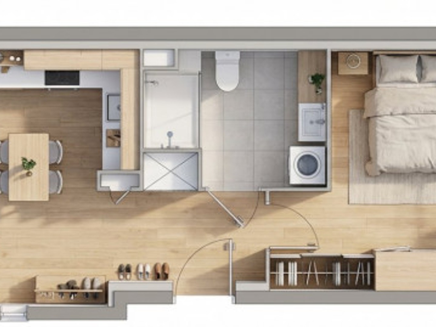 Appartement à vendre - 2 pièces - 41m2 - Cucq (62780)
