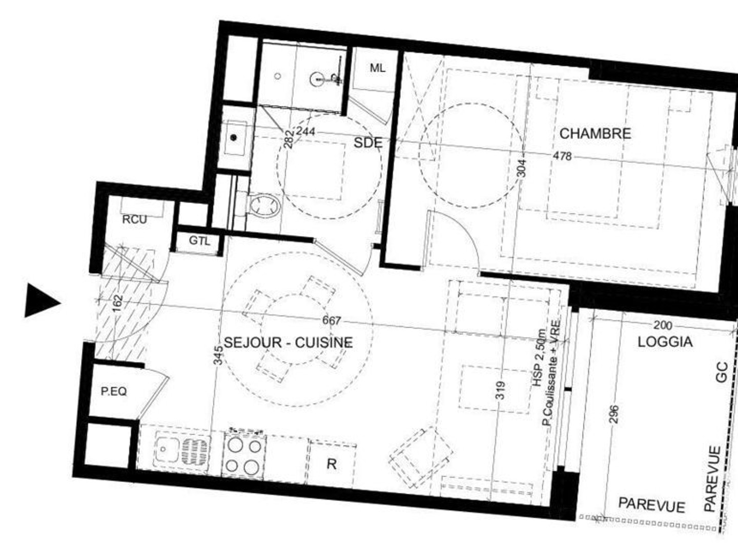 Appartement à vendre - 2 pièces - 57m2 - La Rochelle (17000)