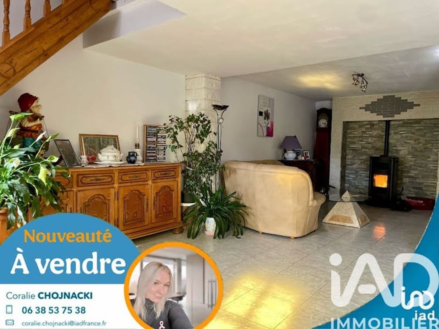 Maison à vendre - 4 pièces - 150m2 - Yzeux (80310)
