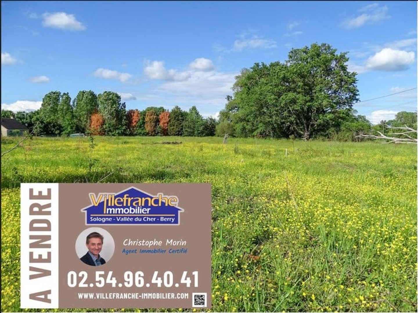 Terrain à vendre - 870m2 - Mennetou-Sur-Cher (41320)