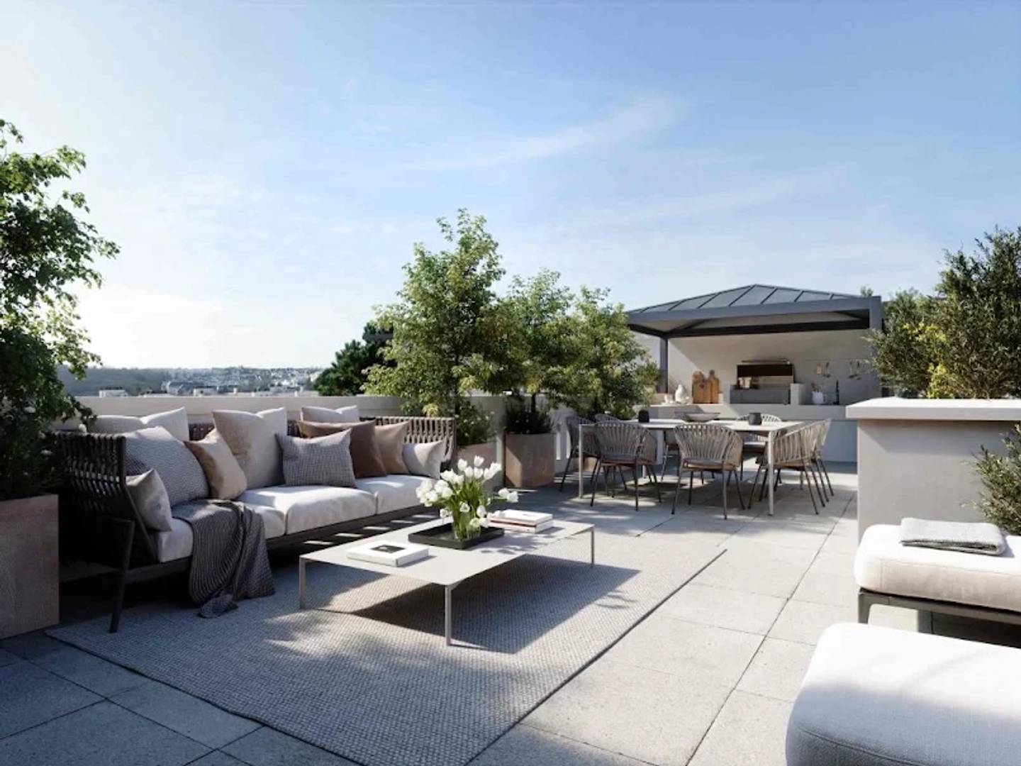 Appartement à vendre - 5 pièces - 128m2 - Sainte-Foy-Lès-Lyon (69110)