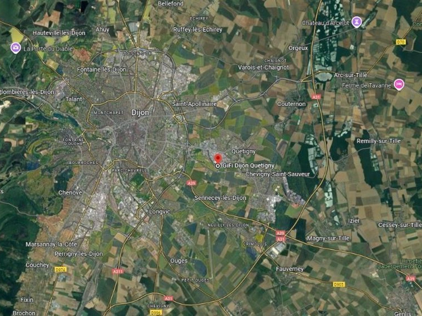 Terrain à vendre - 6040m2 - Quetigny (21800)