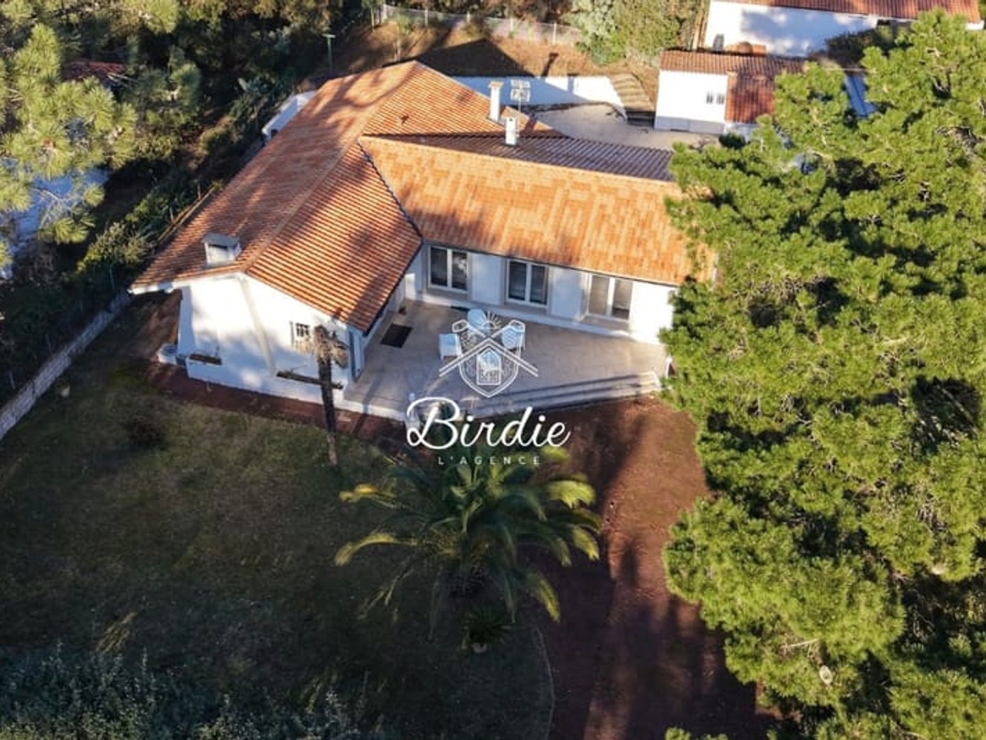 Seignosse Bourdaines/Fond du Lac d'Hossegor: maison de plain-pied sur un terrain de 951m²
