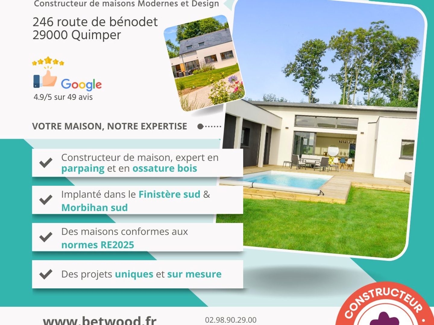 Maison à vendre - 4 pièces - 110m2 - Trégunc (29910)