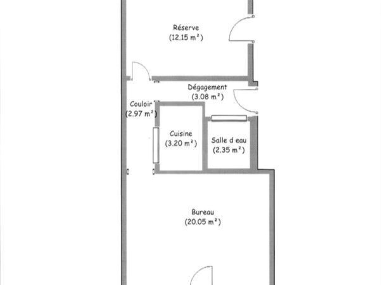 Magasin à vendre - 1 pièce - 48m2 - Paris 17e (75017)
