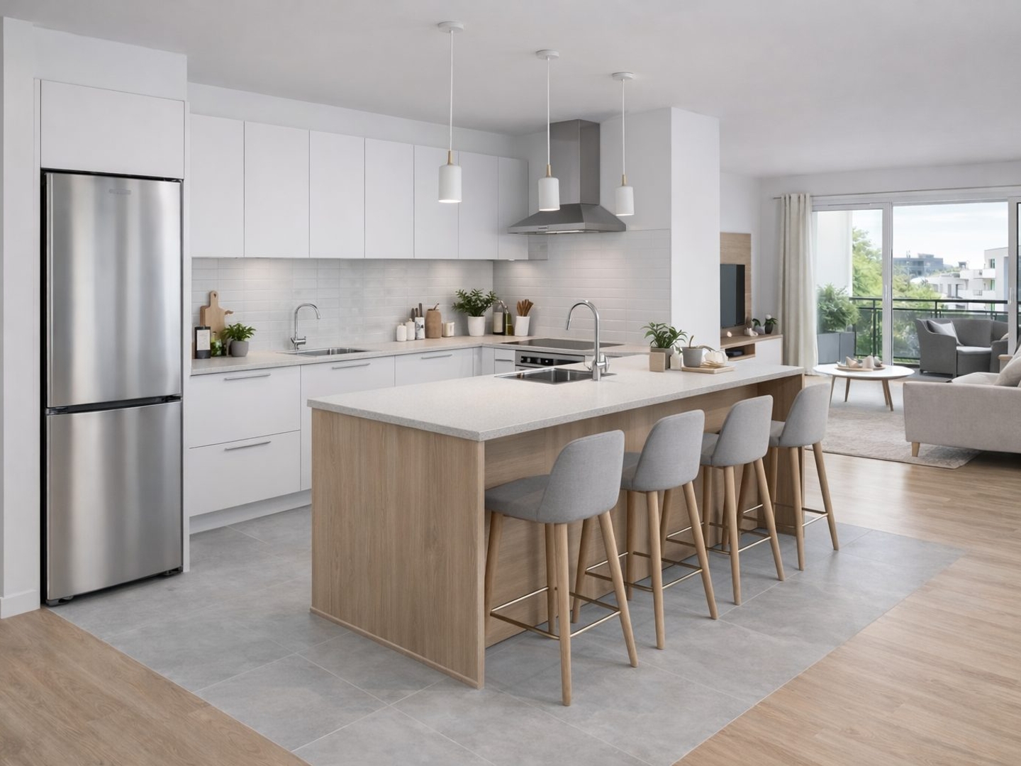 Appartement à vendre - 3 pièces - 66m2 - Clichy (92110)
