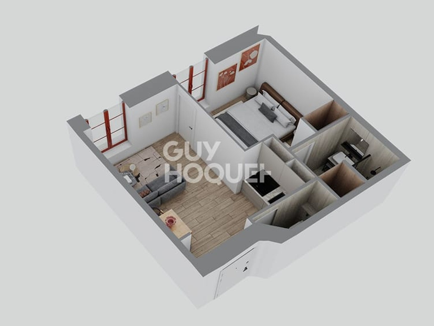 Appartement à vendre - 2 pièces - 29m2 - Lyon 3e (69003)