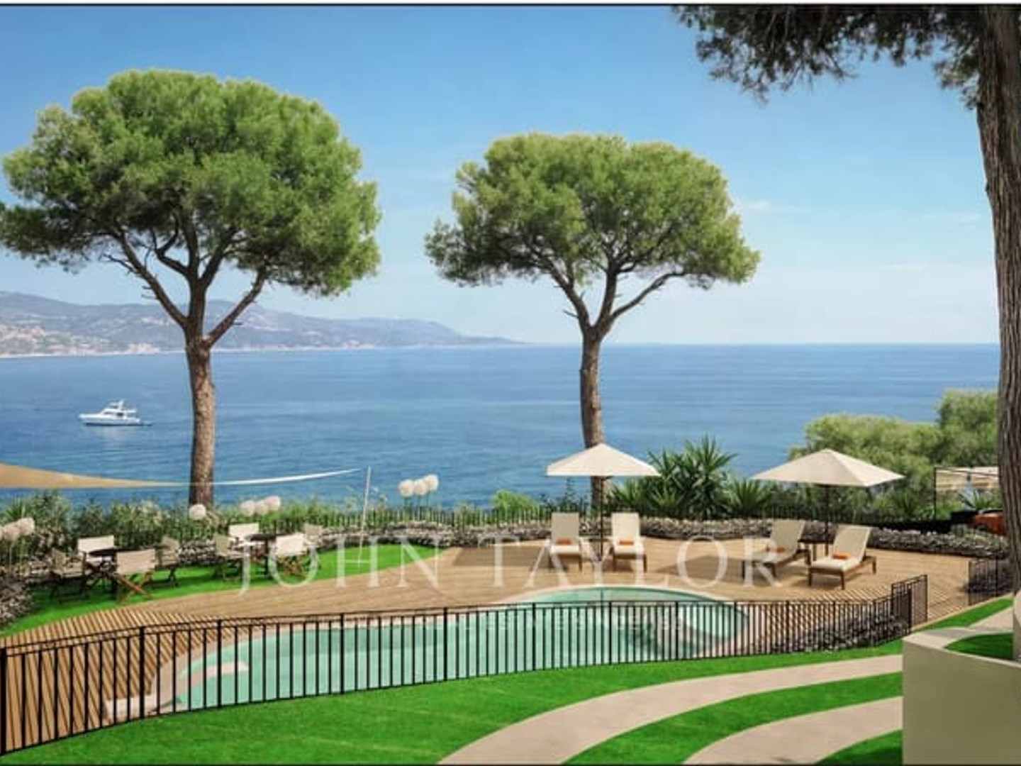 ROQUEBRUNE CAP MARTIN - VILLA VUE MER PANORAMIQUE - 6 CHAMBRES - PISCINE - APPARTEMENT