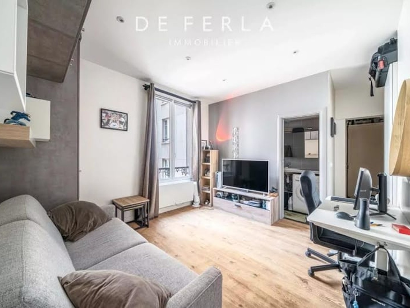 Appartement à vendre - 1 pièce - 23m2 - Paris 15e (75015)