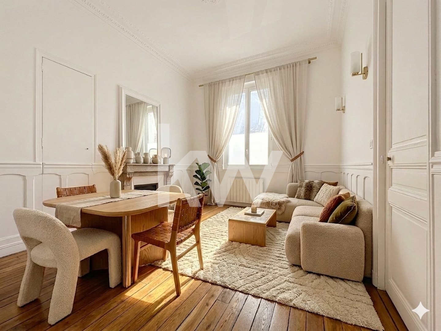 Vente : Appartement de 3 pièces 58m2 - Boulogne-Billancourt