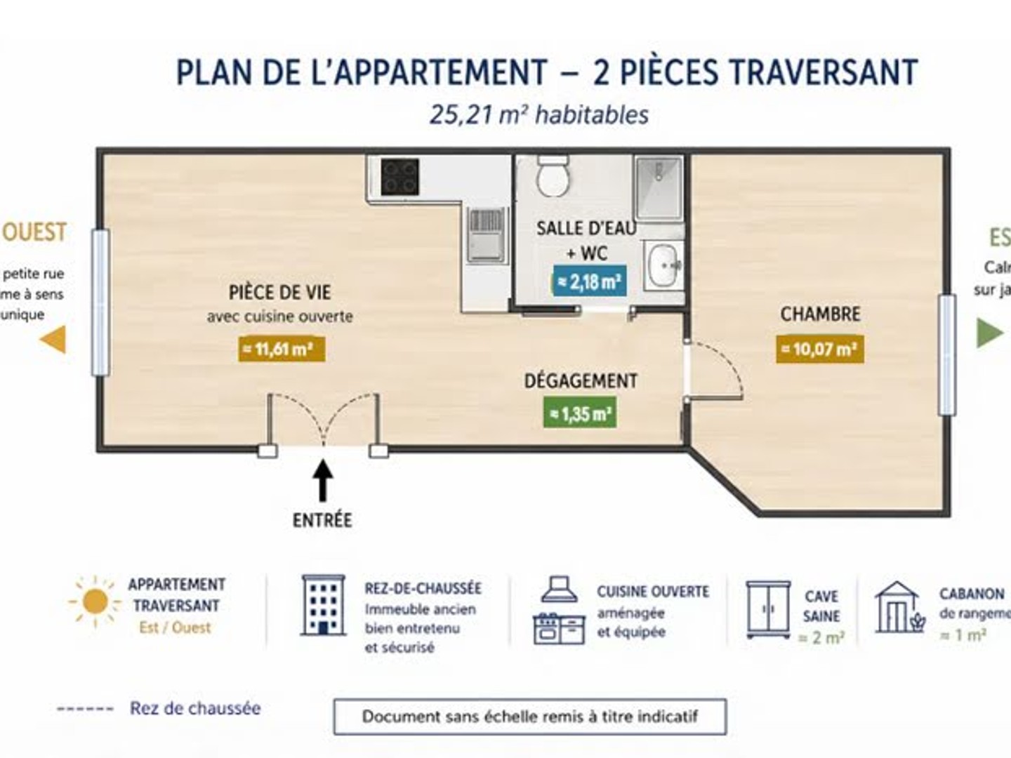 Appartement à vendre - 2 pièces - 25m2 - Montrouge (92120)