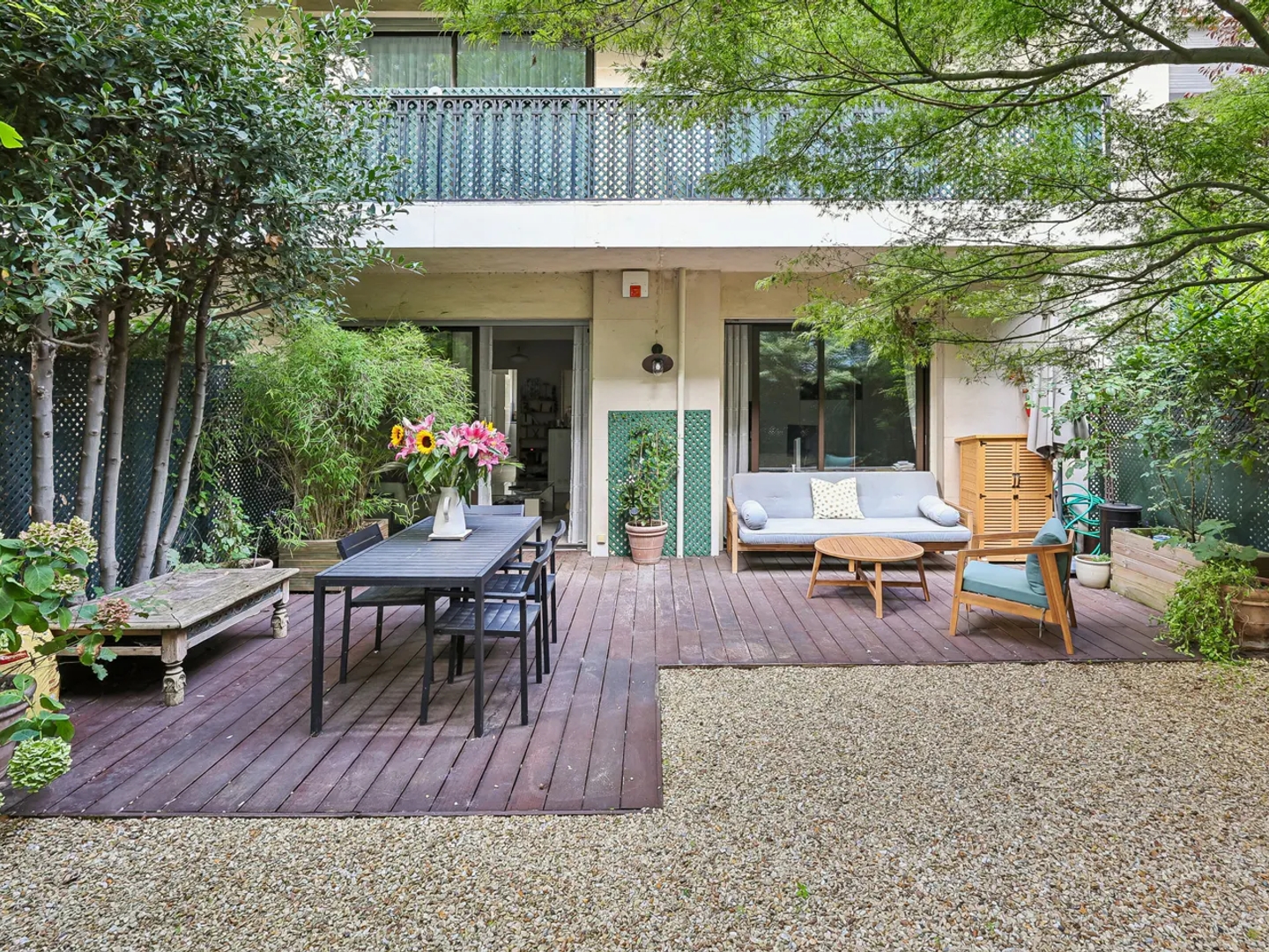 Neuilly-Barrès - Apppartement 3 pièces de 70m² avec jardin de 71m² et terrasse