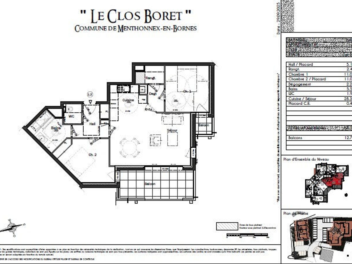 Appartement à vendre - 3 pièces - 68m2 - Menthonnex-En-Bornes (74350)