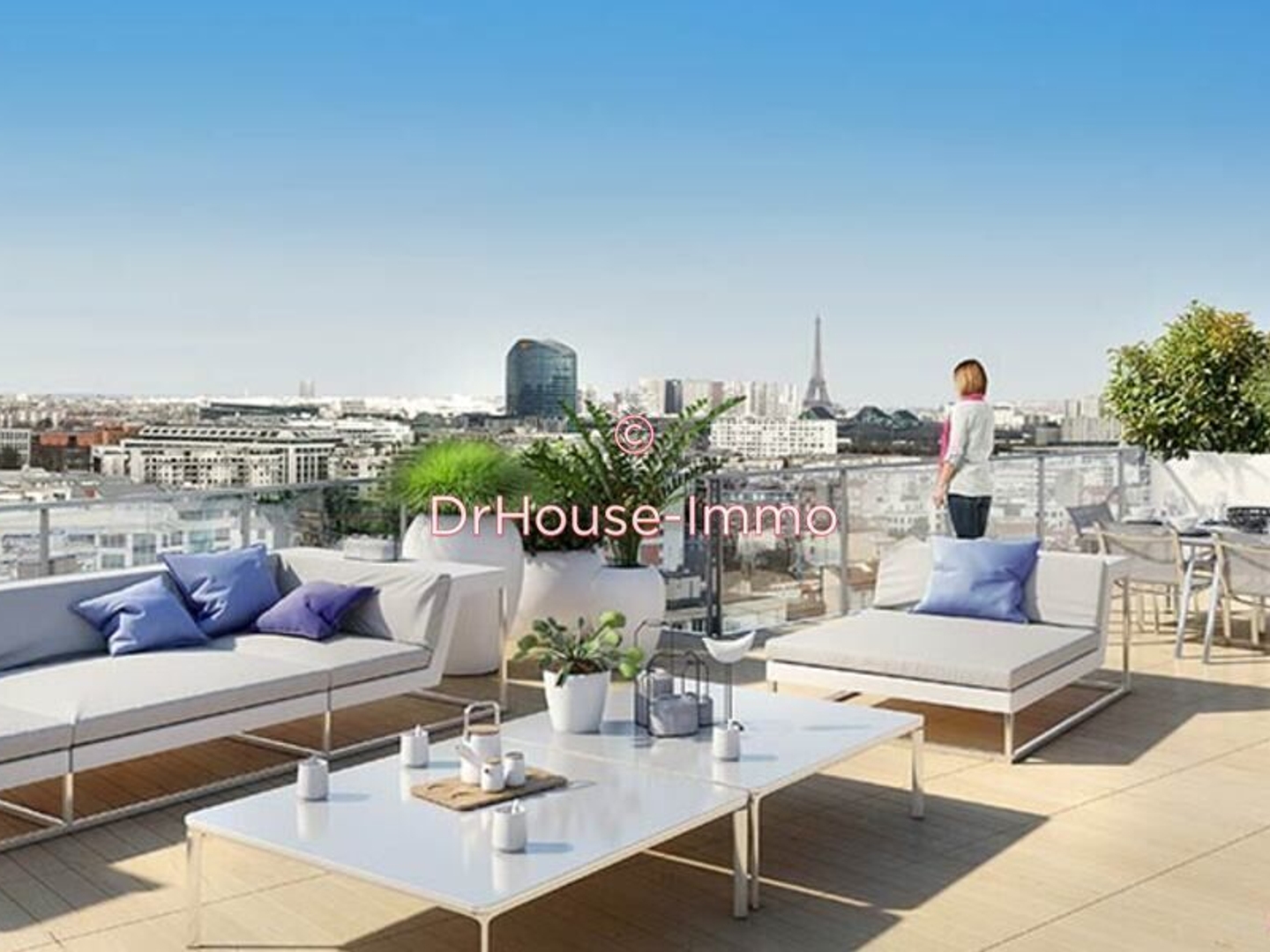 4 pièces avec terrasse et balcon