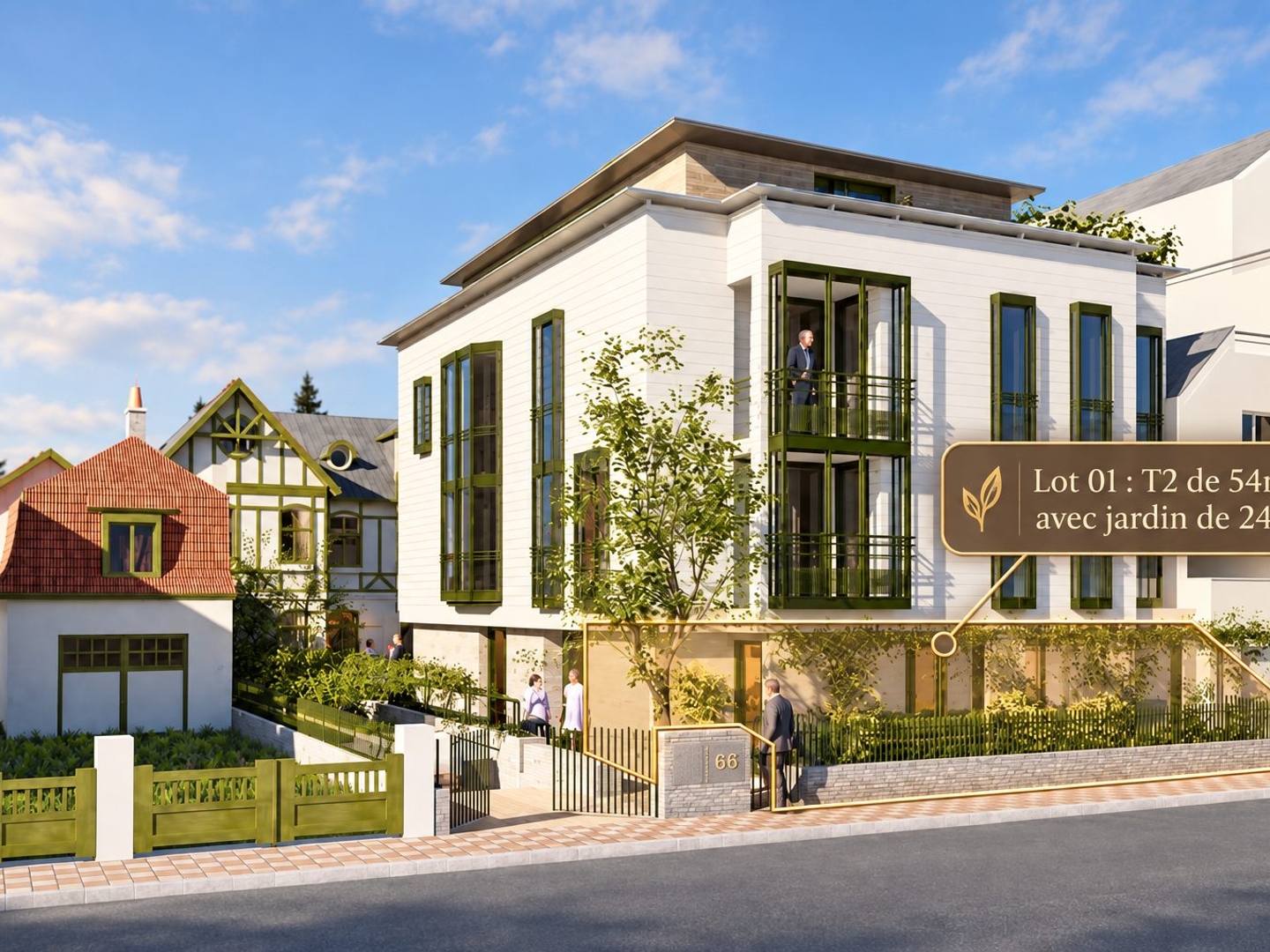 Appartement 2 pièces 54 m²