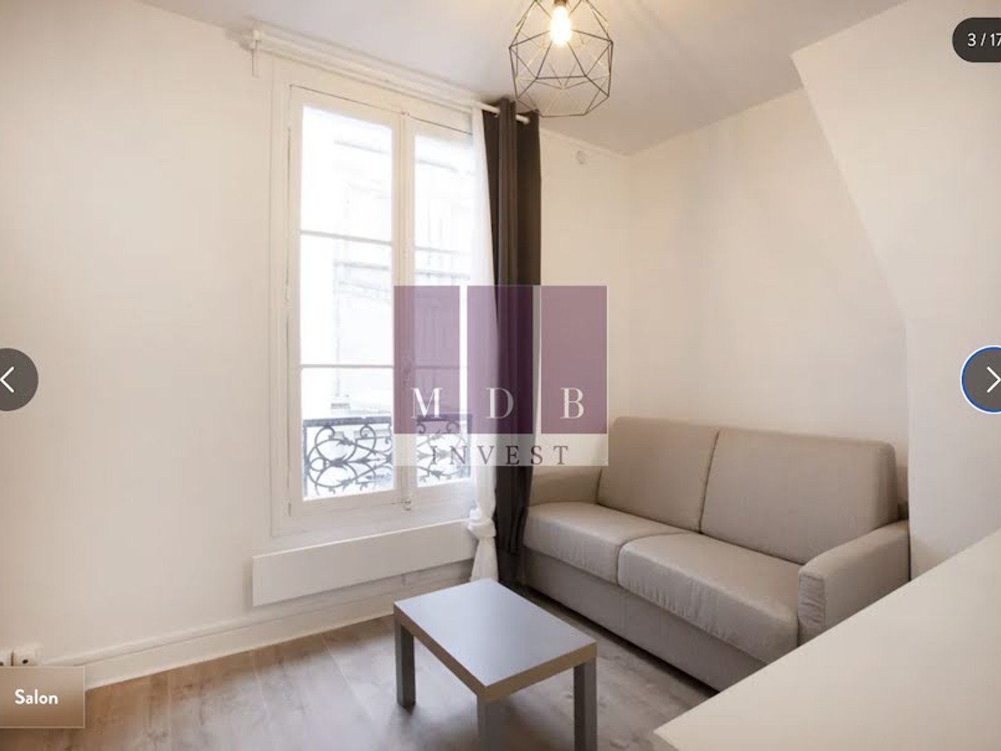 Appartement à vendre - 3 pièces - 46m2 - Paris 3e (75003)
