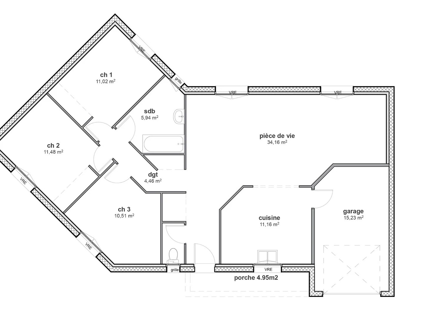Maison à vendre - 4 pièces - 86m2 - Lézignan-La-Cèbe (34120)