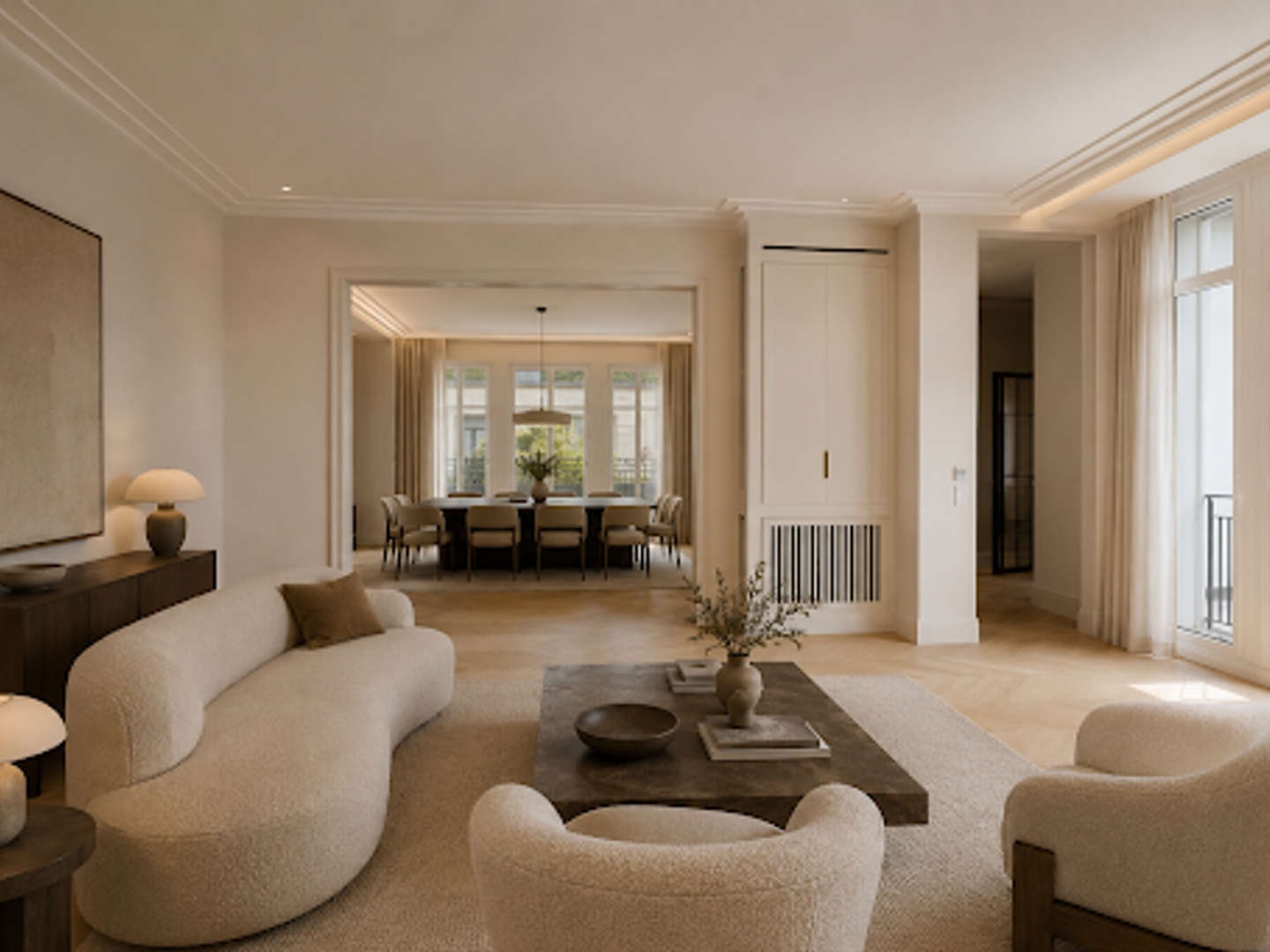 Appartement à vendre - 5 pièces - 224m2 - Paris 16e (75016)
