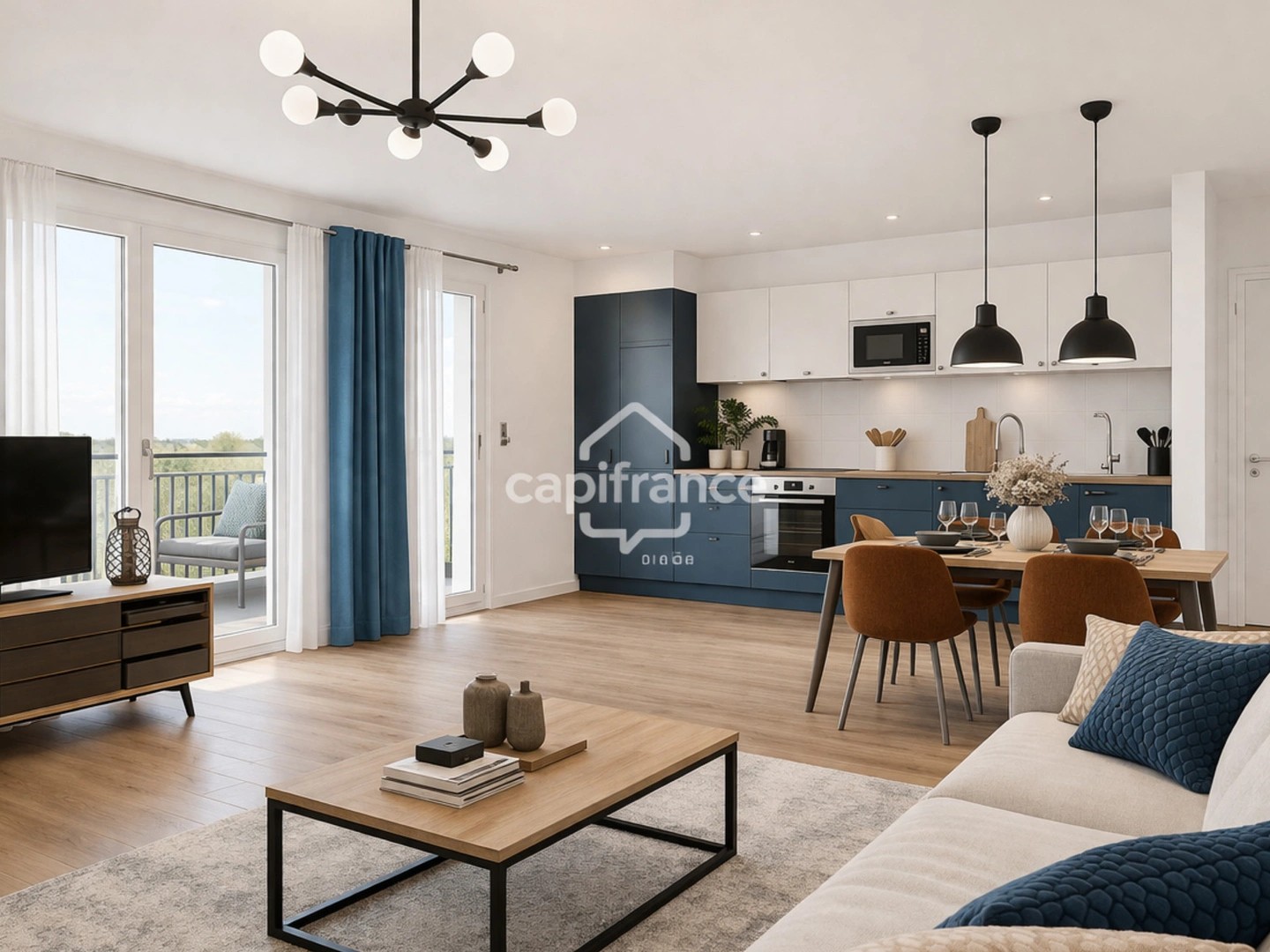 Appartement à vendre - 3 pièces - 61m2 - Tours (37100)