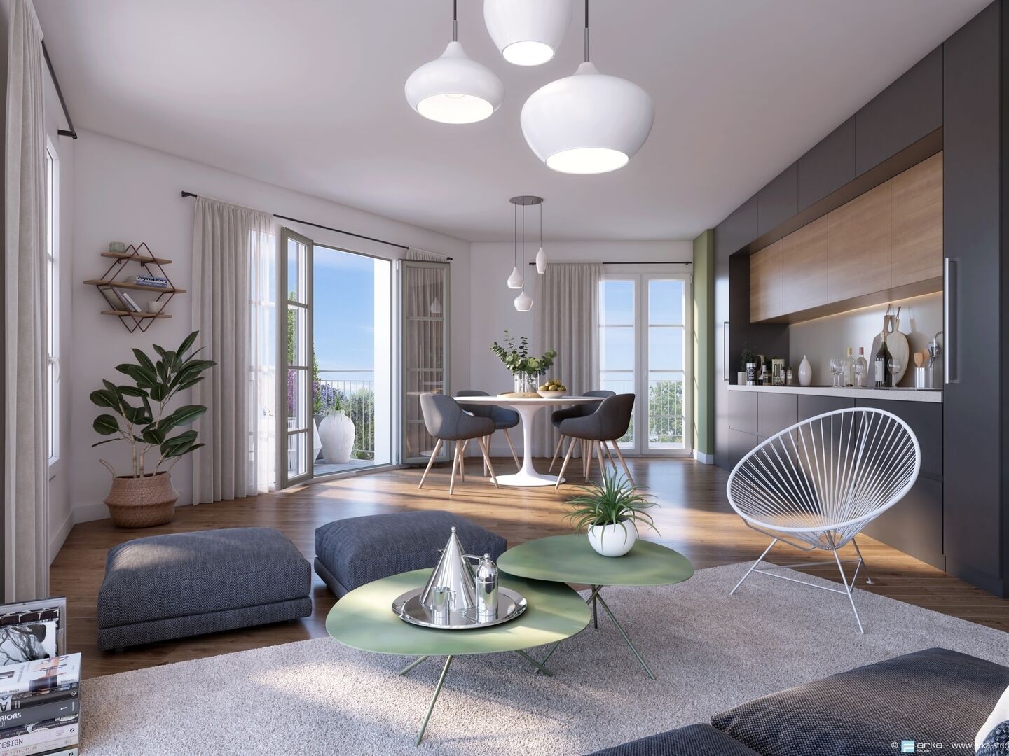 Appartement à vendre - 1 pièce - 32m2 - Bron (69500)