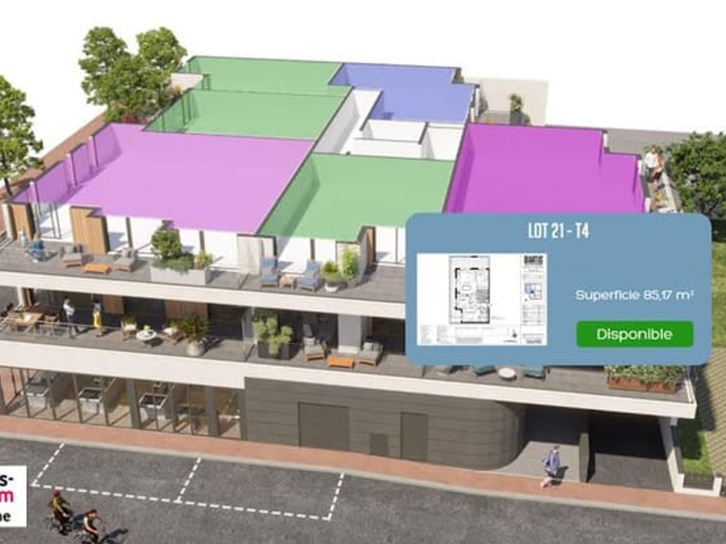 Appartement à vendre - 4 pièces - 85m2 - Le Touquet-Paris-... (62520)